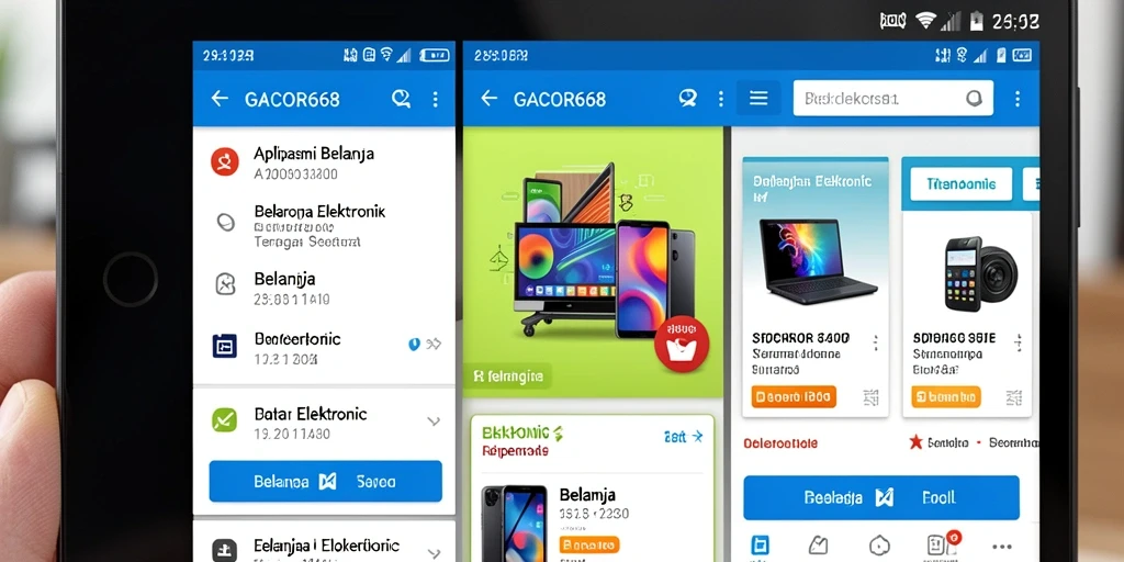 Tampilan antarmuka GACOR668 yang user-friendly untuk berbelanja elektronik.
