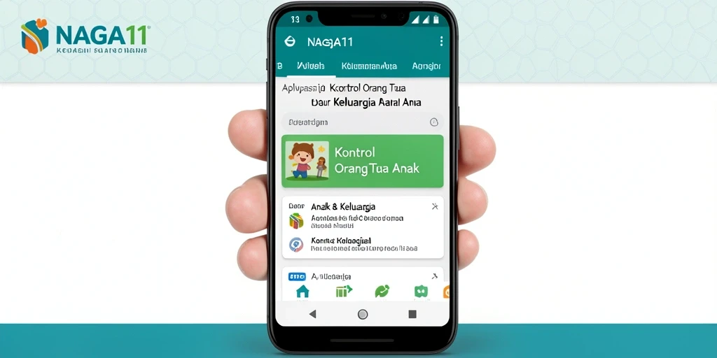 Tampilan antarmuka NAGA11 yang memudahkan kontrol orang tua.