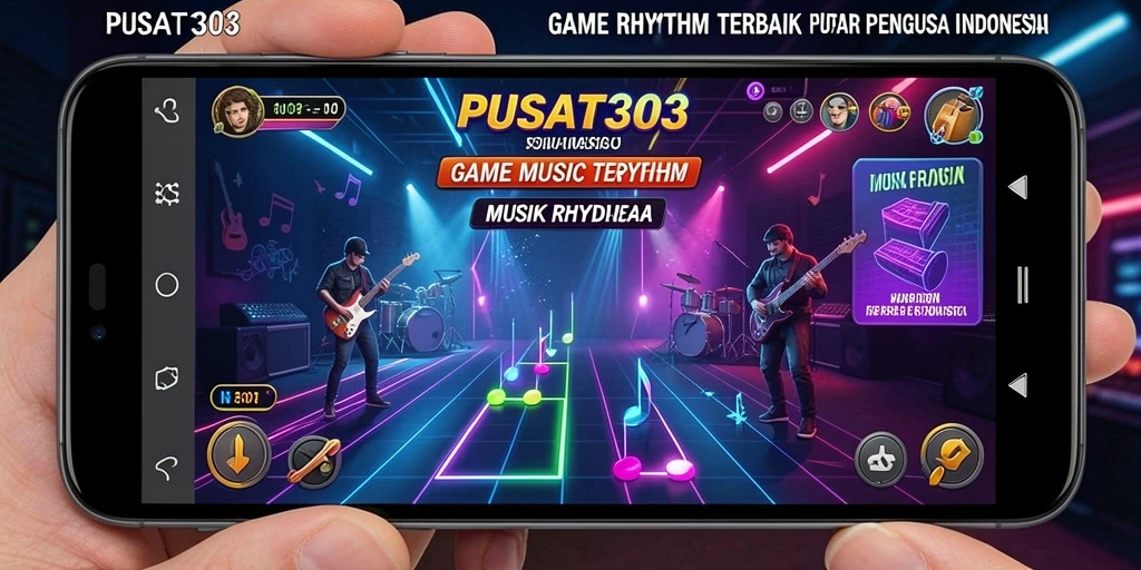 Antarmuka permainan PUSAT303 dengan fungsi Musik Rhythm yang menakjubkan.