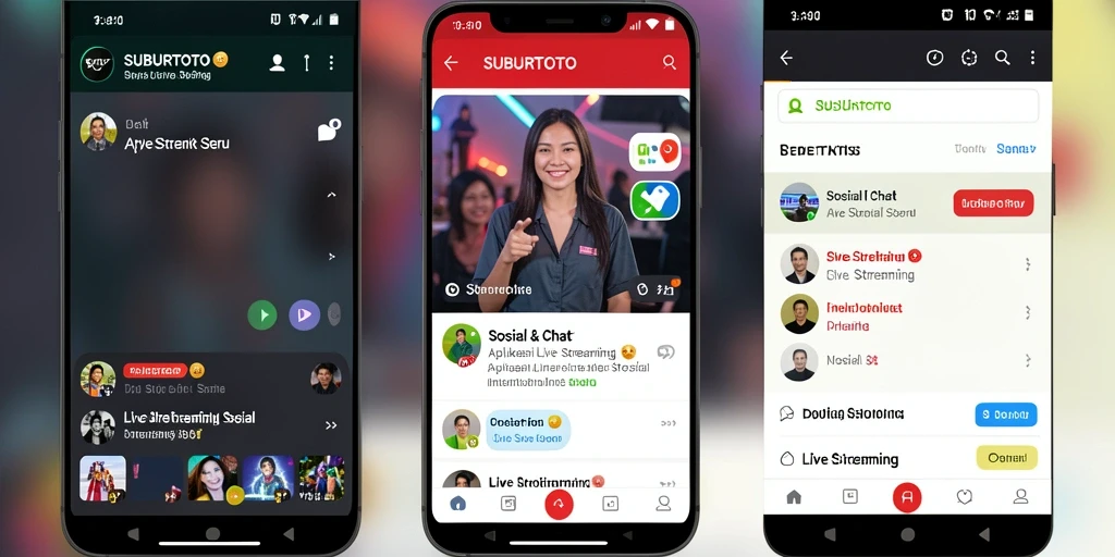 Antarmuka SUBURTOTO yang memukau untuk Live Streaming